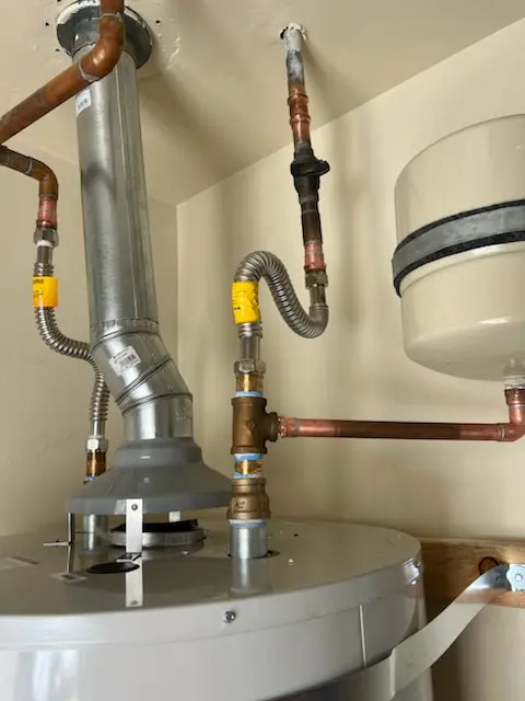 Water heater installation and plumbing repair in Skyland